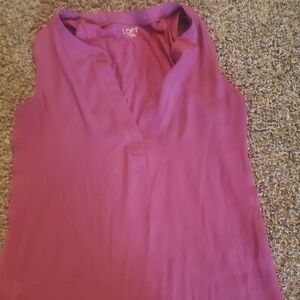 Loft Magenta Tank Top